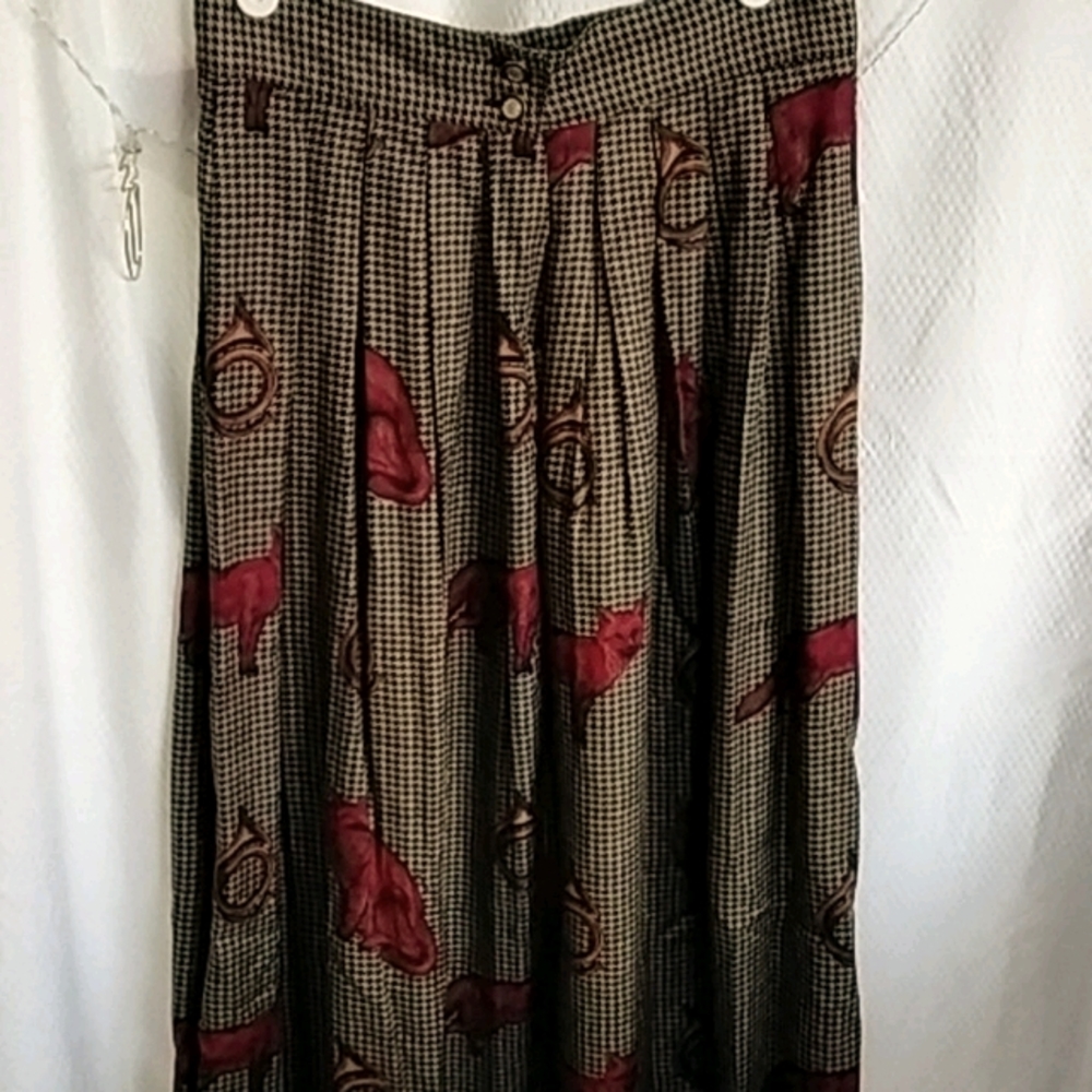 🦊 VINTAGE Herman Geist Fox Skirt